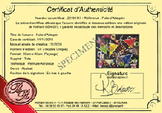 Certificat d'authentification